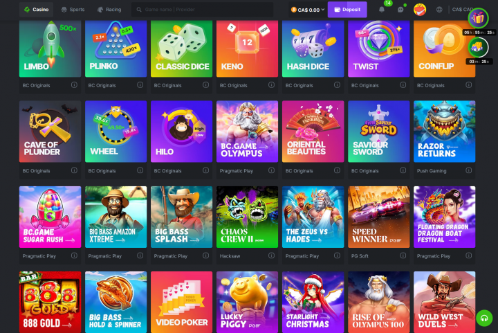 Discover Exciting Gaming Opportunities at BC.Game Casino MG